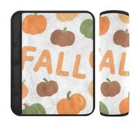 Hello Fall Autumn Pumpkin 2 pcs car seat Belt Shoulder pad Stop seat Belt Cutting into Neck for Van forro para cinturon de seguridad