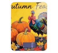 Hello Fall Autumn Pumpkin Turky Portable Scale Food 11lb/0.18oz, 5kg/5g Small Kitchen Scale Grams with 4 Unit for Cooking Roasting Baking (Batteries not Included)