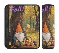 Hello Fall Autumn Tree Dwalf 2 Pack car seat Cover pad Release Stress to Your Neck and Shoulders for Sedan funda para cinturón de carro