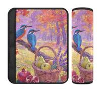 Hello Fall Autumn Tree Fruit Seat Belt Cover Seat Belt Cover for Seat Belt Cover (2 Pack)