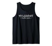Hello Fall Autumn Vibes Cozy Accessories Tank Top