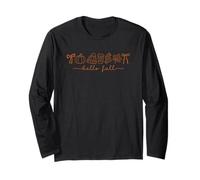 Hello Fall Pumpkin Cozy Autumn Vibes Leaves Seasonal Long Sleeve T-Shirt