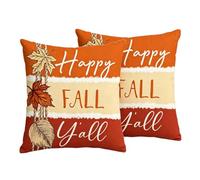 Hello Fall Throw Pillow Covers, Farmhouse Autumn Harvest Cushion Cases