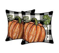 Hello Fall Throw Pillow Covers, Farmhouse Autumn Harvest Cushion Cases