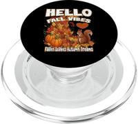 HELLO FALL VIBES FALLEN LEAVES AUTUMN DREAMS pumpkins PopSockets PopGrip for MagSafe