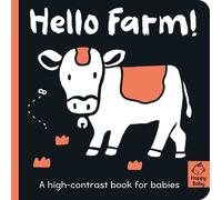 Hello Farm! : A high-contrast book for babies