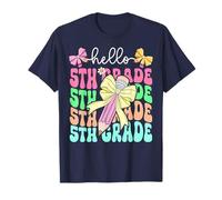 Hello Fifth Grade Back To School 5th Grade Girl Boy T-Shirt