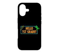 Hello First Grade! 1st Grader First Day Of School Boy Girl Case for iPhone 17
