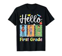 Hello First Grade Boys Girls Back to School 1st Graders T-Shirt