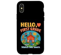HELLO, FIRST GRADE WATCH ME LEARN starting school learning Case for iPhone X/XS