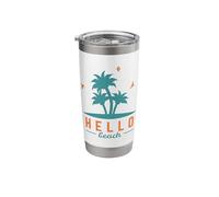Hello Flip-Flop Summer Stainless Steel Insulated Tumbler