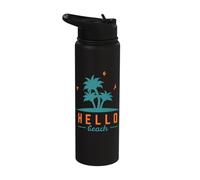 Hello Flip-Flop Summer Stainless Steel Insulated Water Bottle