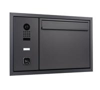 HELLO Flush-Mount Mailbox with DoorBird D1100E Intercom and ekey...