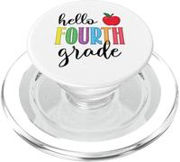 Hello Fourth Grade 4th Grade Back to School Teacher Kids PopSockets PopGrip for MagSafe
