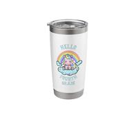 Hello Fourth Grade Back to School Kawaii Unicorn Rainbow Stainless Steel Insulated Tumbler
