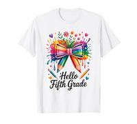 Hello Fourth Grade Coquette Teacher T-Shirt