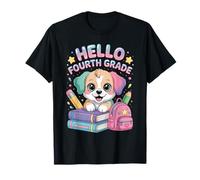 Hello Fourth Grade Cute Kawaii Anime Style T-Shirt