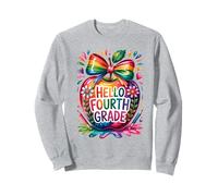 Hello Fourth Grade Tie Dye Back To School Teacher Sweatshirt