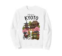 Hello From Kyoto Japan City Travel Souvenir Sweatshirt