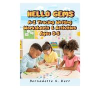 HELLO GEMS: A-Z Tracing Writing Worksheets & Activities Ages 3-5