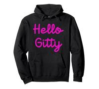 Hello Gitty Jewish Girl Name Apparel Shabbat Shalom Challah Pullover Hoodie