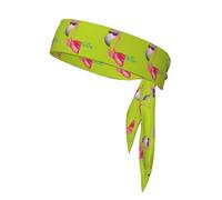 Hello Glasses Flamingo Printing 1 Pieces Headband Hair Band Unisex Dry Head Tie Sport Band For Basketball Running Tennis