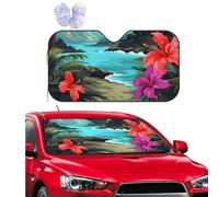 Hello Hawaii Front Window Sunshade Foldable Windshield Cover Keep Cooler Cover Visor Sunshades Universal For Auto Suv Va-Ns S