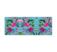 Hello Hawaii Gaming Desk Mat, Wide Surface Desk Pad for Keyboard, Mouse and Improved Gaming Stability