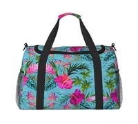 Hello Hawaii Hand Travel Bag - Large Reusable Shopping Tote Bag, Perfect for Outdoor Activities, Sports, Camping & Groceries, Black, One Size