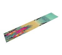 Hello Hawaii Linen Table Runner 72.4 Inches Long, Machine Washable Table Runner for Party Kitchen Dining Table Coffee Holiday Party Decor, 13.4"x72.4"