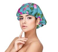 Hello Hawaii Premium Satin Sleep Cap - Protect Your Hair in Style, Black, One Size-M