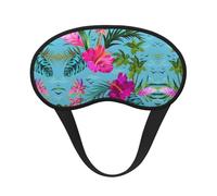 Hello Hawaii Print Blackout Sleep Mask - Side Sleeper Eye Cover, Soft Comfort, Perfect for Travel, Meditation