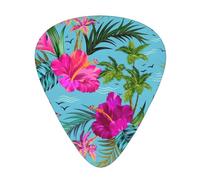 Hello Hawaii Print Guitar Pick,12 Pack,Includes Thin,Medium,Heavy Gauges,Suitable for guitar,ukulele