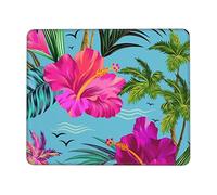 Hello Hawaii Print Mouse Pad Square Mouse Mat Non-Slip Mousepad Large Gaming Mouse Mat For Office Laptop 7.9 x 9.5 in