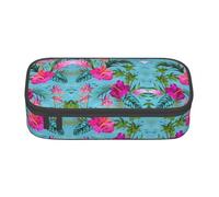 Hello Hawaii Print Simple Design Large Capacity Pencil Case Multi Functional Easy Storage Bag