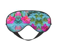 Hello Hawaii Print Sleep Mask Eye Masks Blindfold Eye Cover Eyeshade for Night Sleeping Travel Airplane Ues