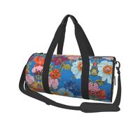 Hello Hawaii Print Travel Duffel Bag, Foldable Gym Bag Overnight Weekend Bags for Women, Large Holdall Bag Cabin Bag for Sports and Travel