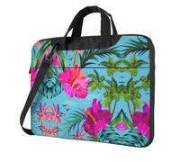 Hello Hawaii Print Ultra Slim Laptop Bag Lightweight Oxford Cloth Shoulder Case Portable Computer Briefcase