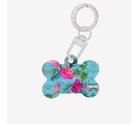 Hello Hawaii Printing Bone Shaped Dog Tag Pet Id Tags,Acrylic Dog Tags Cat Tags with Ring for Dog Cat,Pendant Crafts