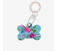 Hello Hawaii Printing Bone Shaped Dog Tag Pet Id Tags,Acrylic Dog Tags Cat Tags with Ring for Dog Cat,Pendant Crafts