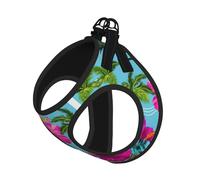 Hello Hawaii Printing Dog Summer Harness,Soft Light Puppy Vest,Breathable Pet Harness Reflective For Easy Walking