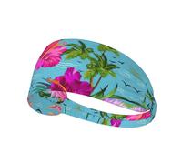 Hello Hawaii Printing Double-Sided,Unisex Elastic Sports Headband,Ideal As A Gift For Sports-Loving Friends,Family