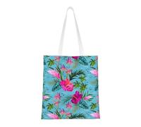 Hello Hawaii Reusable Canvas Tote Bag with Handles for Everyday and Grocery Use