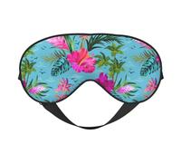 Hello Hawaii Reversible Eye Mask Double Sided Blackout Mask Adjustable Soft Sleep Travel Nap Cover
