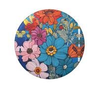 Hello Hawaii Round Badge - Durable Tinplate Design With Full Single-Sided Print, Perfect For Custom Gifts & Apparel Decoration