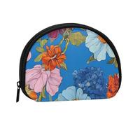 (Hello Hawaii) Small Coin Purse Mini Wallet Zipper Coin Pouch Change Purse For Women Men, Portable Makeup Bags Cosmetic Pouch, Black, One Size, Casual