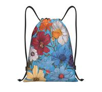 Hello Hawaii Title: Lightweight Drawstring Duffel Bag â€“ Water-Resistant Foldable Gym Sack with Adjustable Shoulder Strap, Ideal for Sports, Yoga, Travel and School