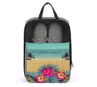 Hello Hawaii Travel Shoe Bag, Waterproof Storage Pouch with Zipper, Portable Shoe Organizer for Women And Men