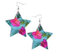 Hello Hawaii Women's Fashion Earrings, Celestial Dangle Earrings, Star Shape Jewelry for a Versatile