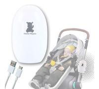 Hello Hippo - Baby Rocker Baby Sleep aid Device - Rechargeable USB-C - Universal - 3 Adjustable Speed- Compact, Silent & Portable Baby Soothing Device - Fits All Any Stroller or Pram, Buggy